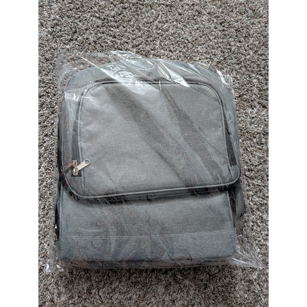 CEDAR TRAIL 34-Can Collapsible‎ Cooler Backpack Padded Straps Camping NWT Gray